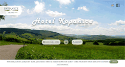 Desktop Screenshot of hotelkopanice.cz