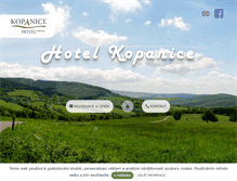 Tablet Screenshot of hotelkopanice.cz